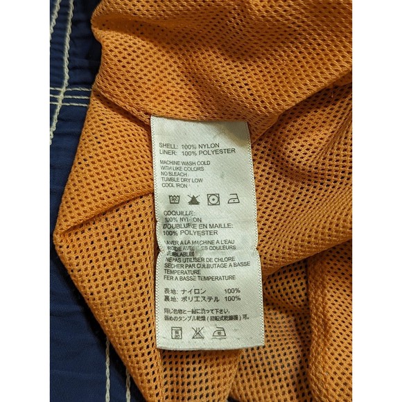 Tommy Bahama Bathing Suit Mens Size Large Swim Trunks Blue Lined Swimsuit Pocket - Picture 13 of 13